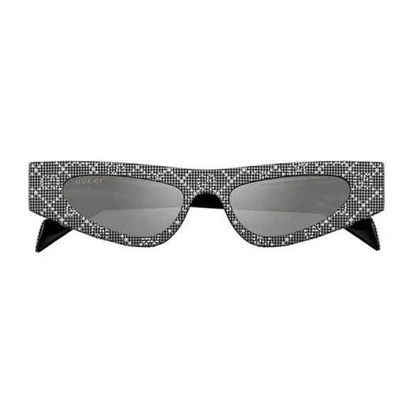 NEW GUCCI SUNGLASSES BLACK SILVER WOMEN EYEWEAR GUCCI GG1779S 009 NEW GUCCI SUNGLASSES BLACK SILVER WOMEN EYEWEAR GUCCI  main image 2